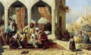 unknow artist Arab or Arabic people and life. Orientalism oil paintings 135 oil on canvas